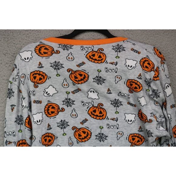 PJs & Pumpkins 2 Piece Pajama Set-Size L-Spooky-Ghosts-Jack O Lantern - Picture 7 of 11